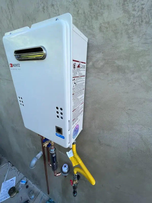 Tankless water heater installation for Long Valley homes